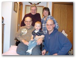 Dennis Sherri Great Grandpa John Jared and Nathan Dec 27 2007