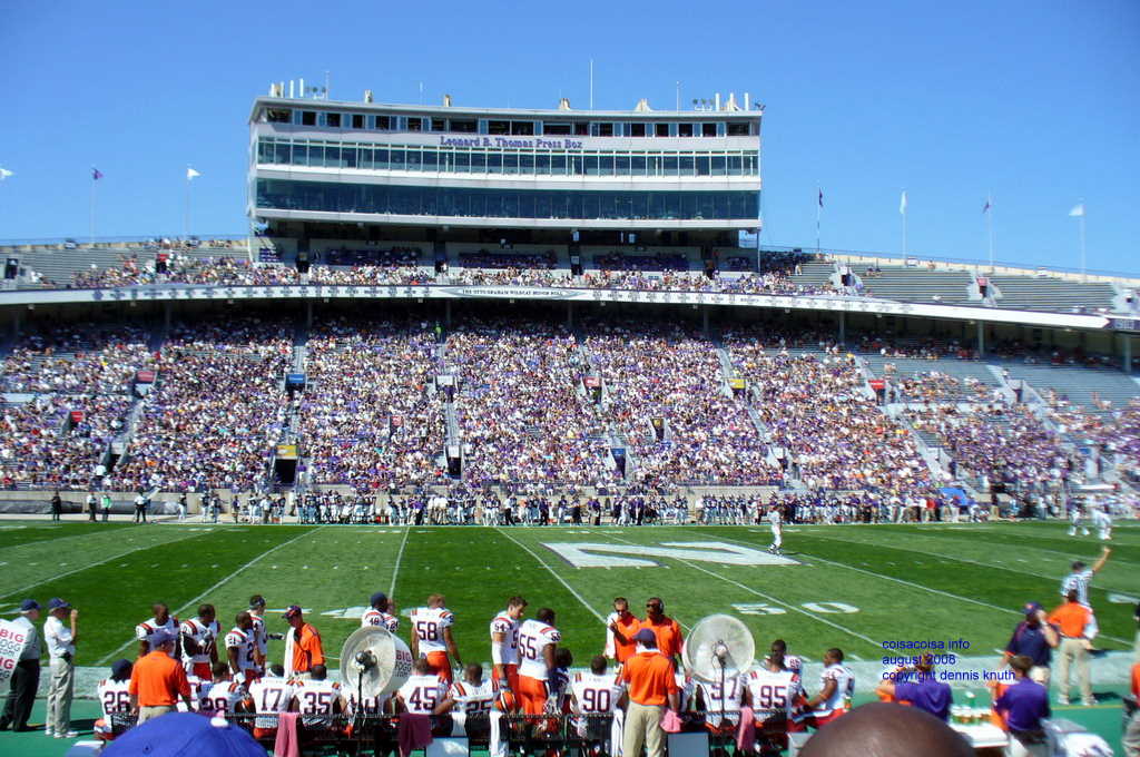 College football at Ryan Stadium in Evanston Illinois
