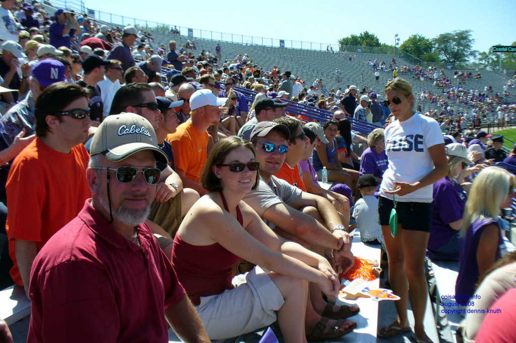 Gary Julia and Justin at football