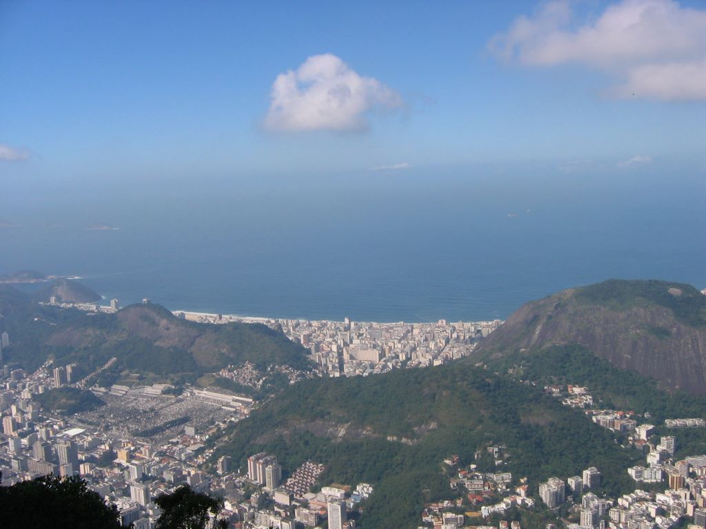 Copacabana Beach on the Atlantic