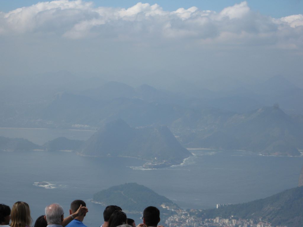 Guanabara Bay through the haze