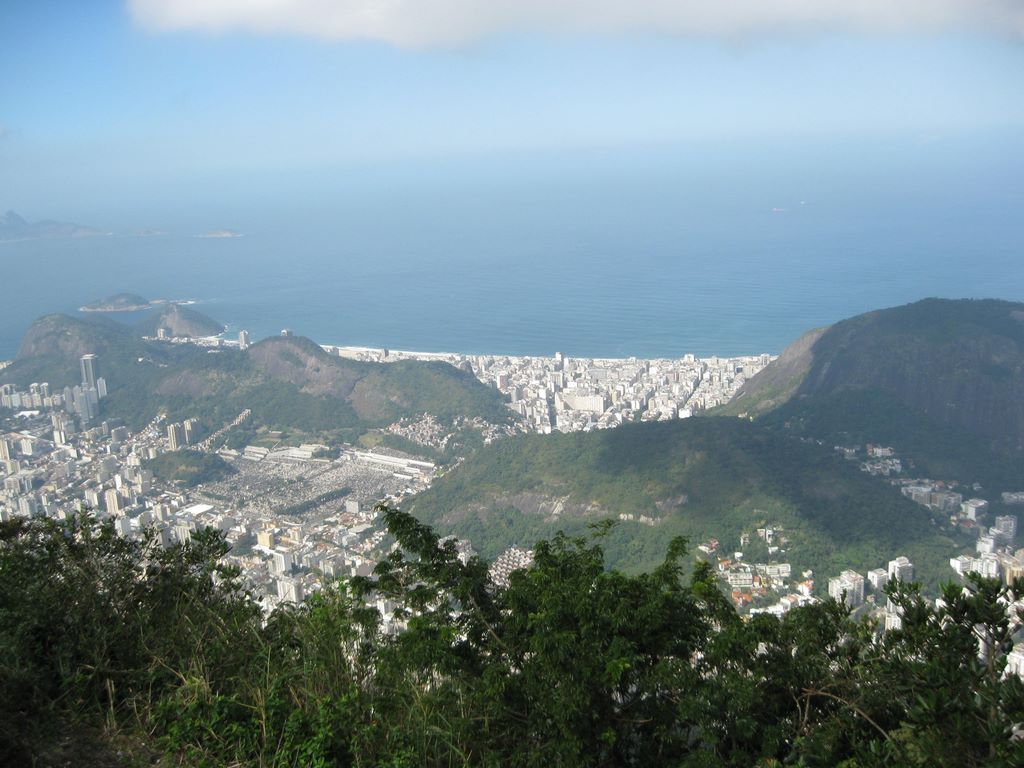 Ipanema beach from Corcovado