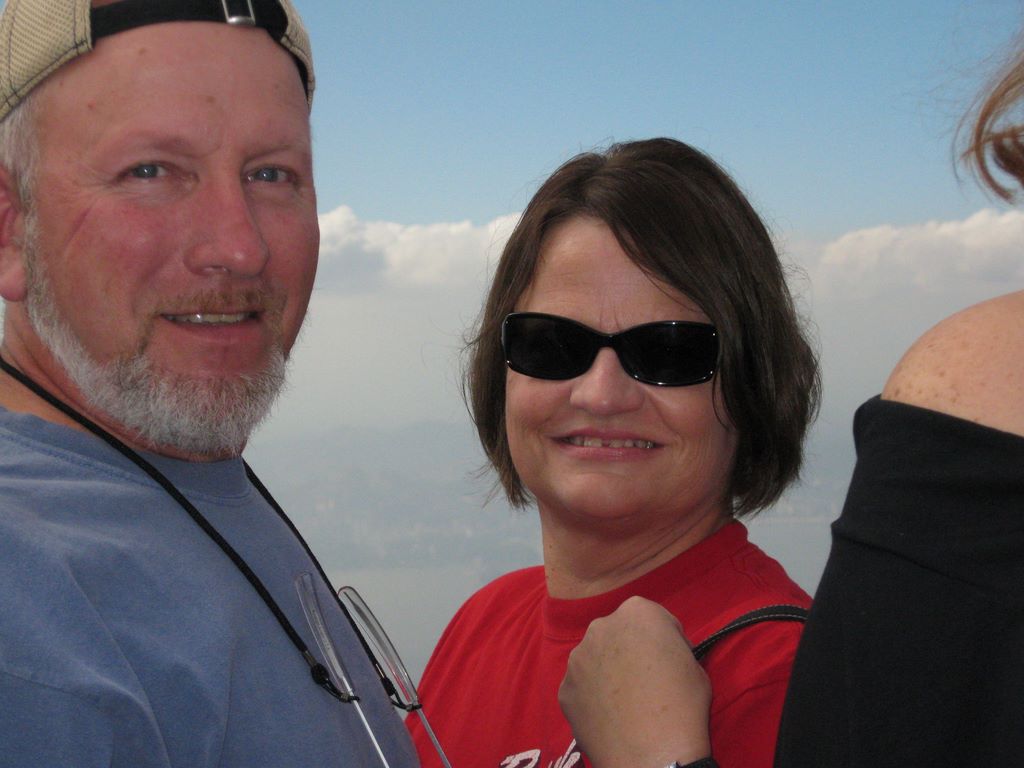 Enjoying the tour with Sherri and Gary