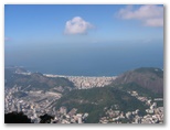 Copacabana beach from Corcovada