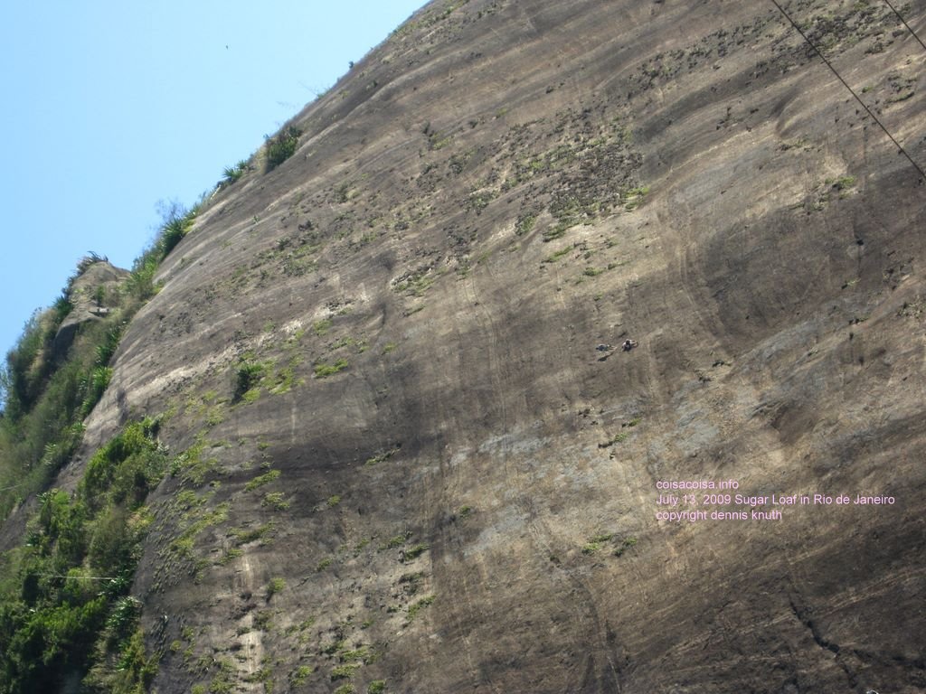 Sheer mountain face at Sugar Loaf