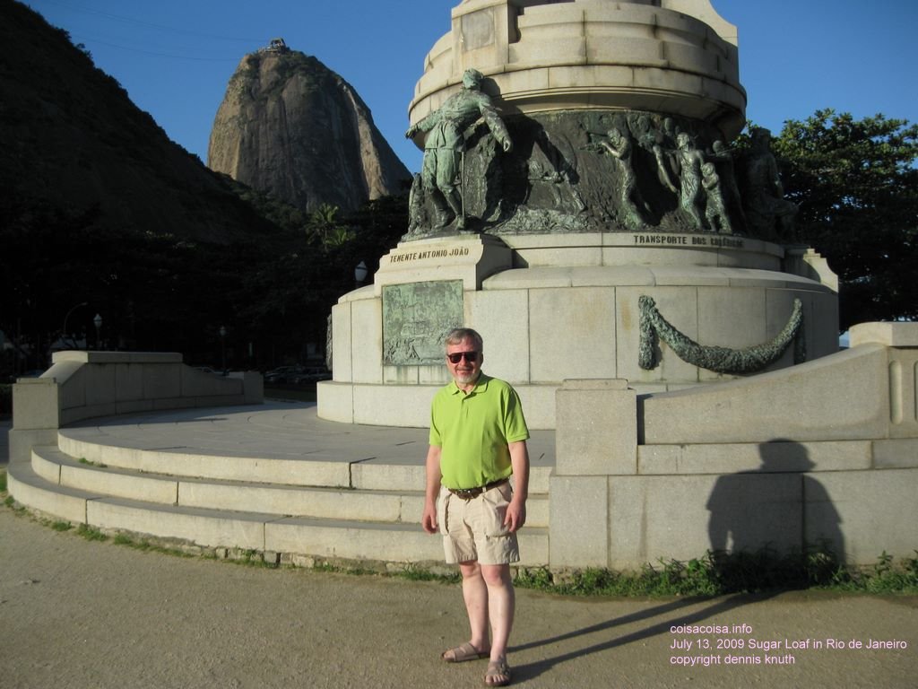 Dennis at the Statue