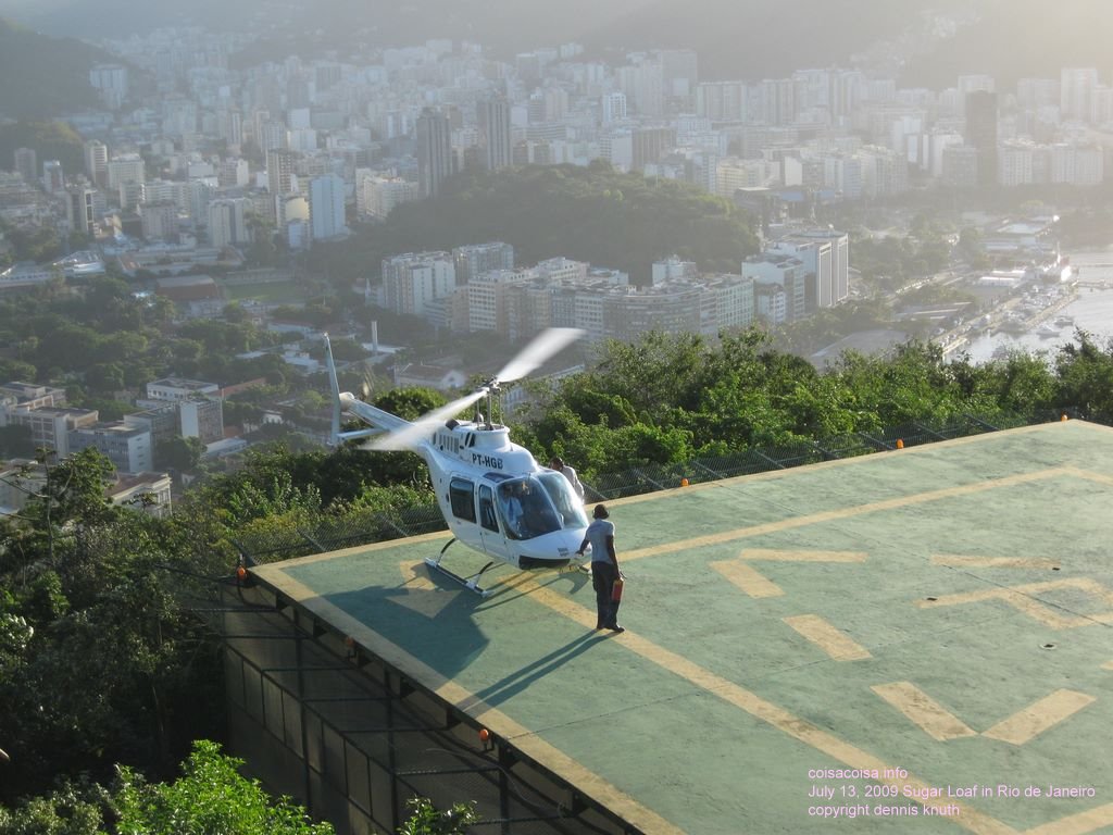 Sugar Loaf Helicopter landing pad