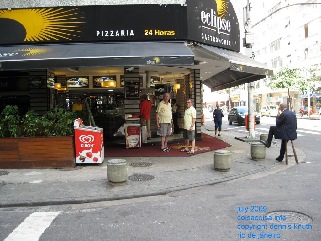 Muscio and Helton at the Eclipse Restaurant