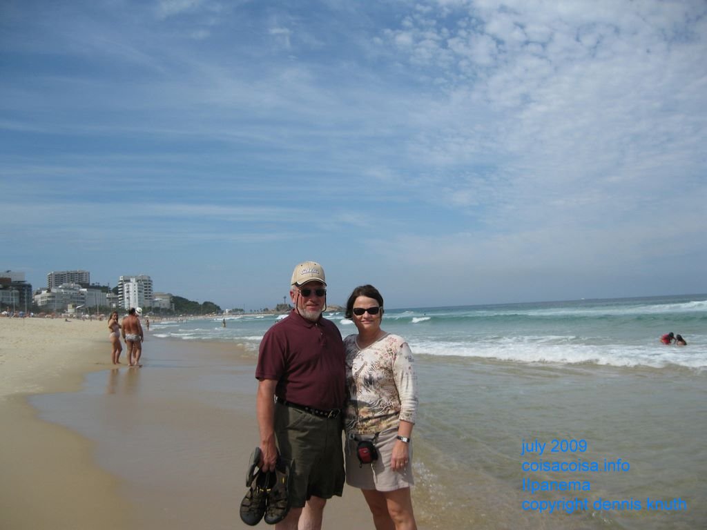 Gary and Sherri with the north end of Ipenama in View