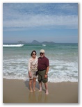 Gary and Sherri on Ipanema