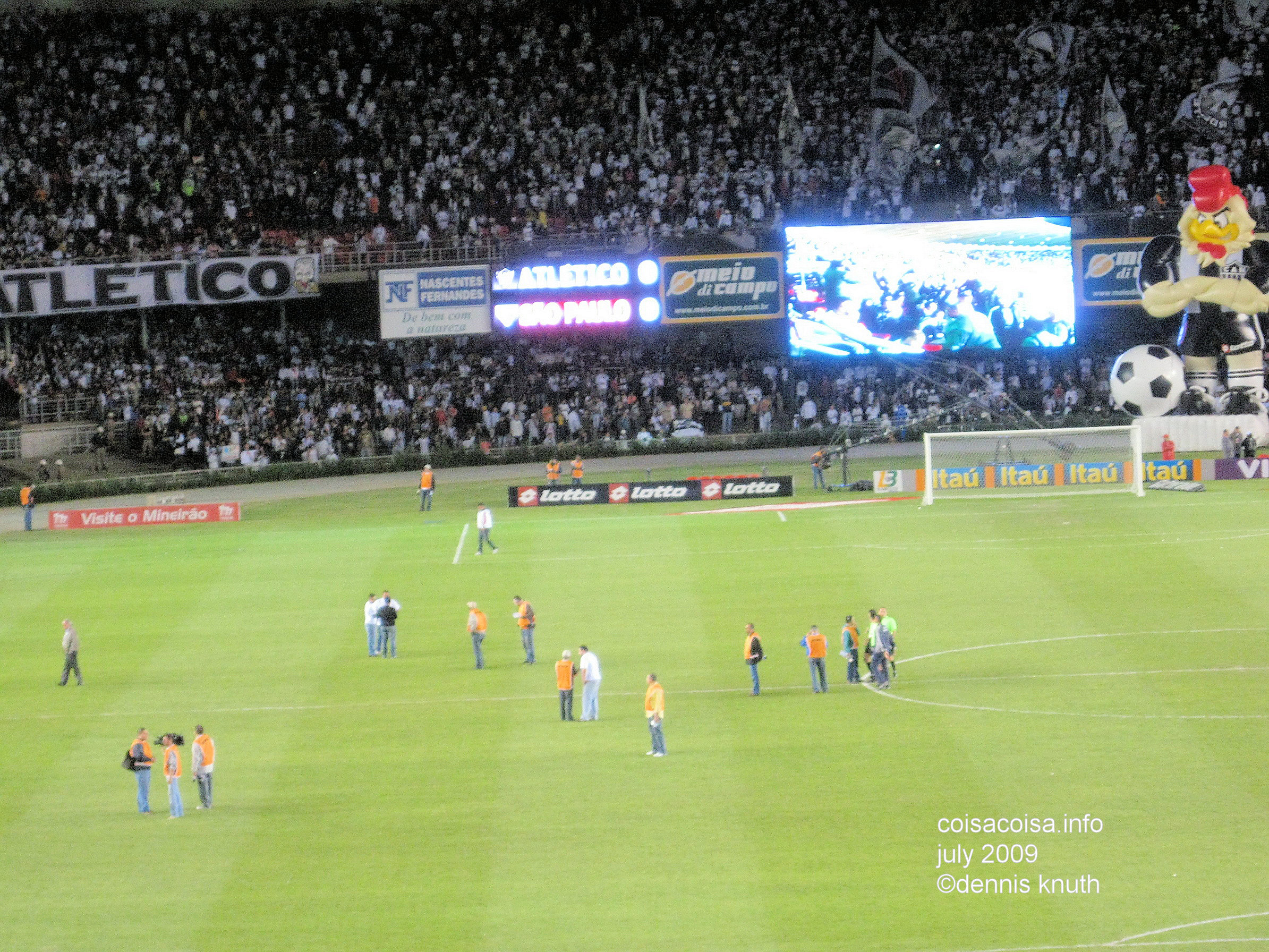Giant Chicken in Brazilian Soccer