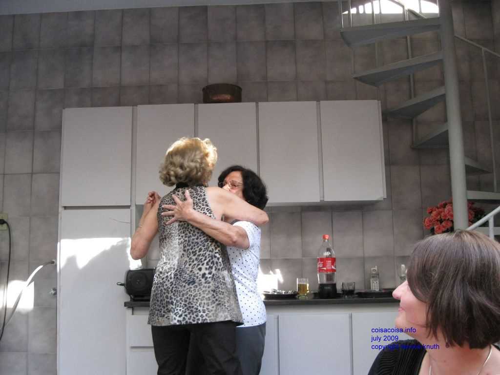 Vicentina dancing on her 80th Birthday in Brazil