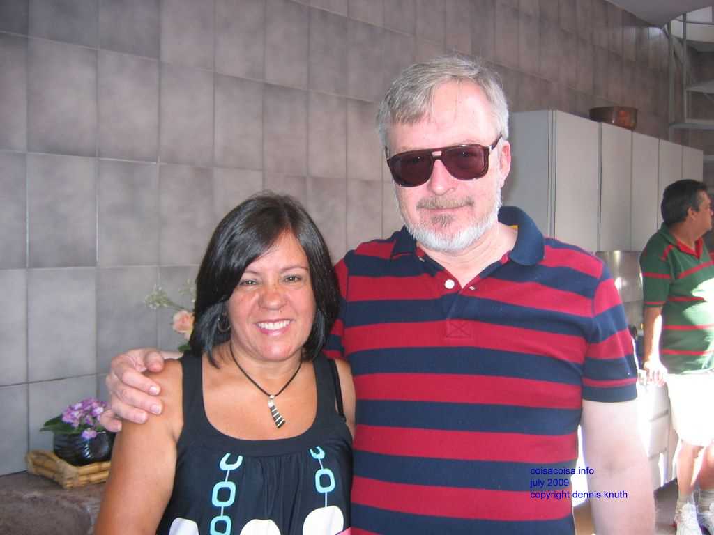 Dennis and Heloisa at the Party