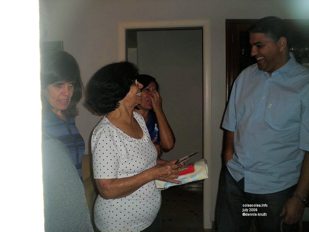 Vicentina says thank you for the messengers