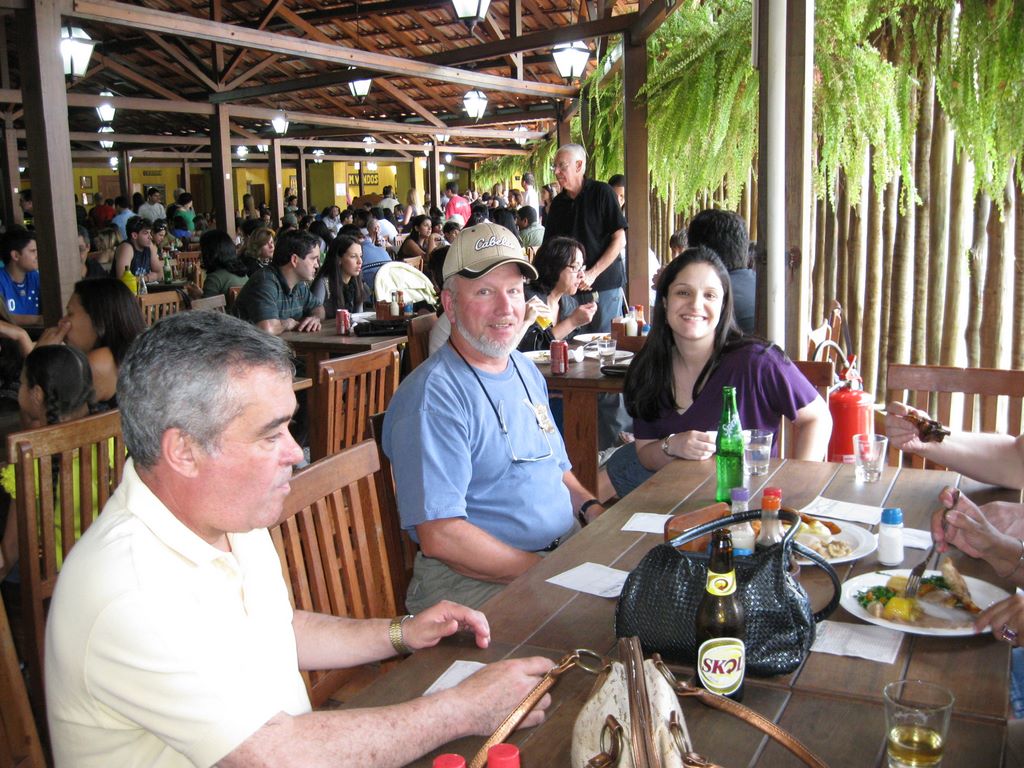 Helton Gary and Thacila at the Brazilian Buffet