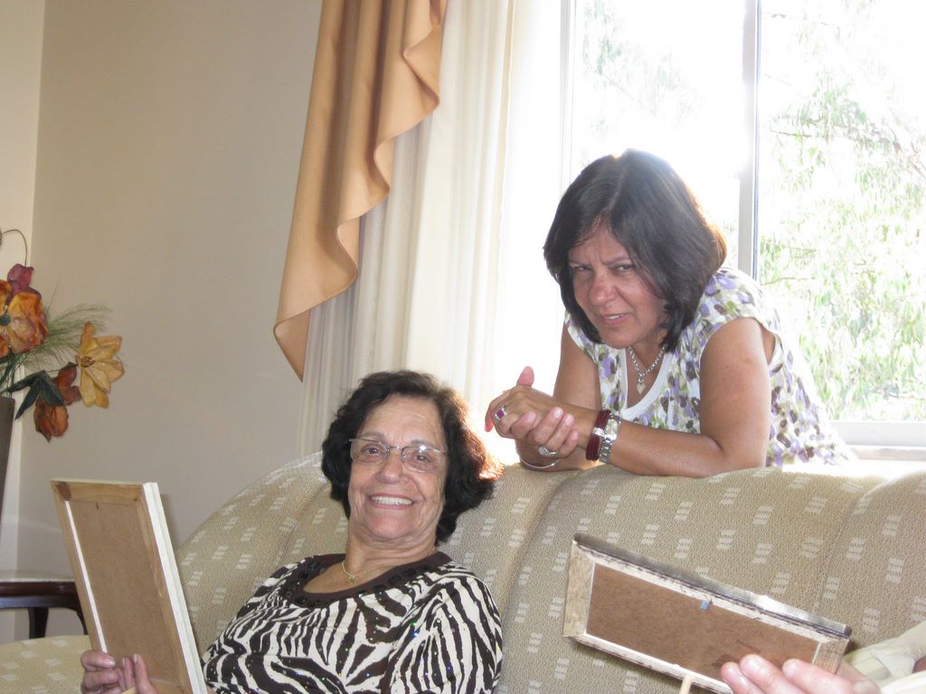 Daughter Heloisa and Vicentina in Belo Horizonte