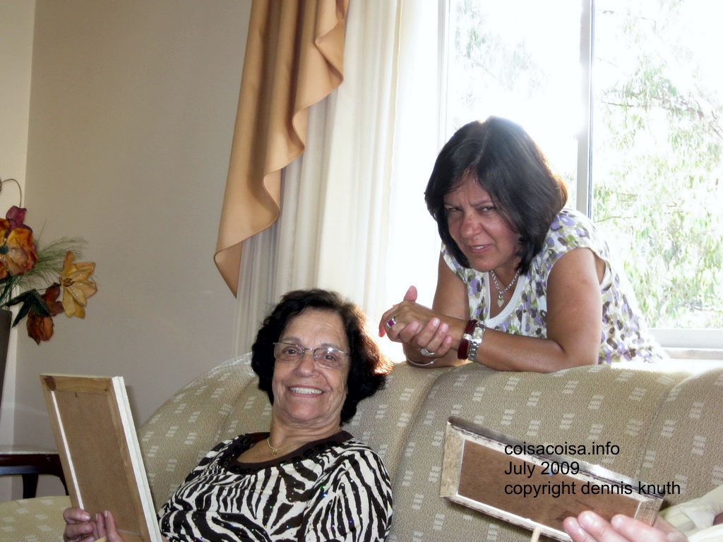 Vicentina and daughter Heloisa