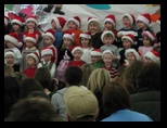 Arkansaw kids in Santa Hats