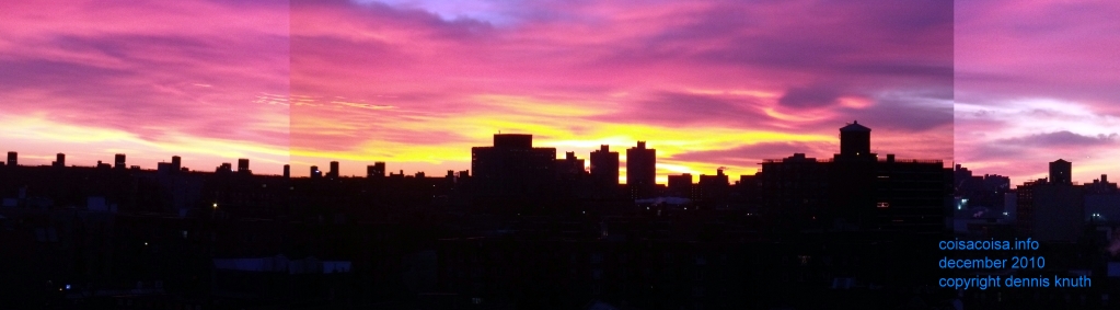 Christmas Sunrise 2010 over Elmhurst Queens (large)