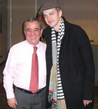 Helton with Hayden Christensen