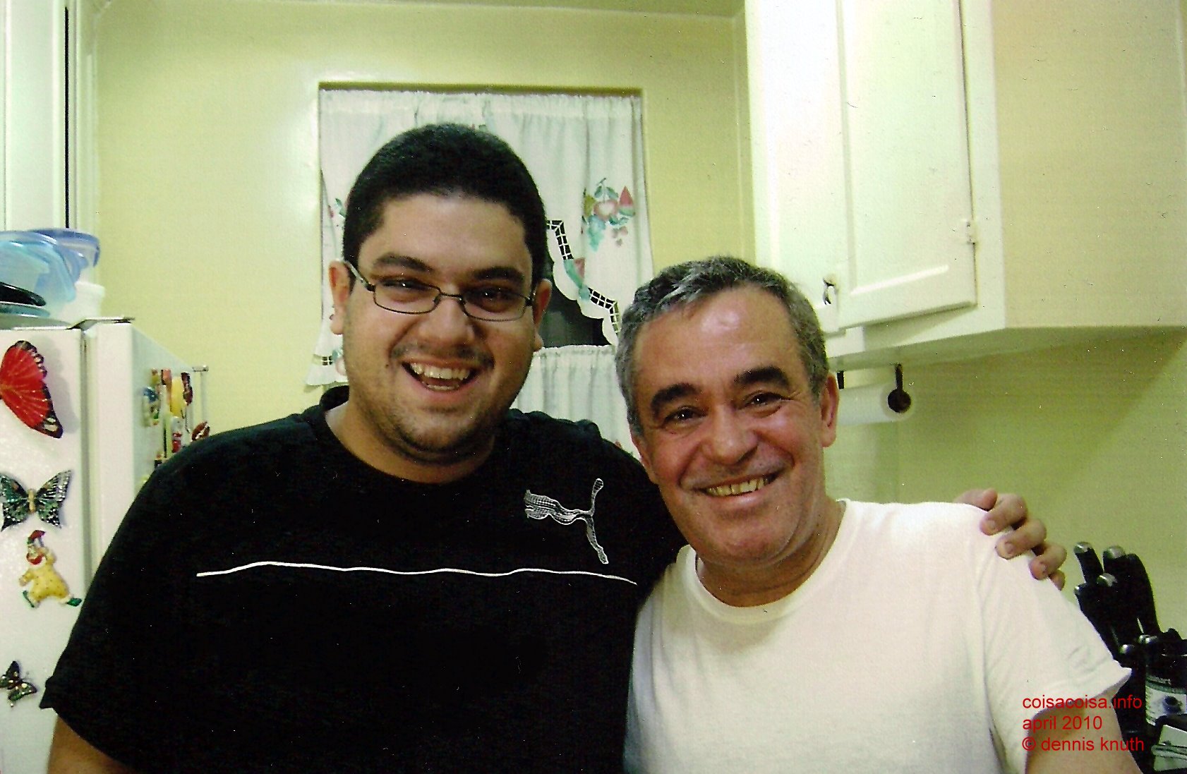 Helton and Raphael in 2010 Olga's Kitchen