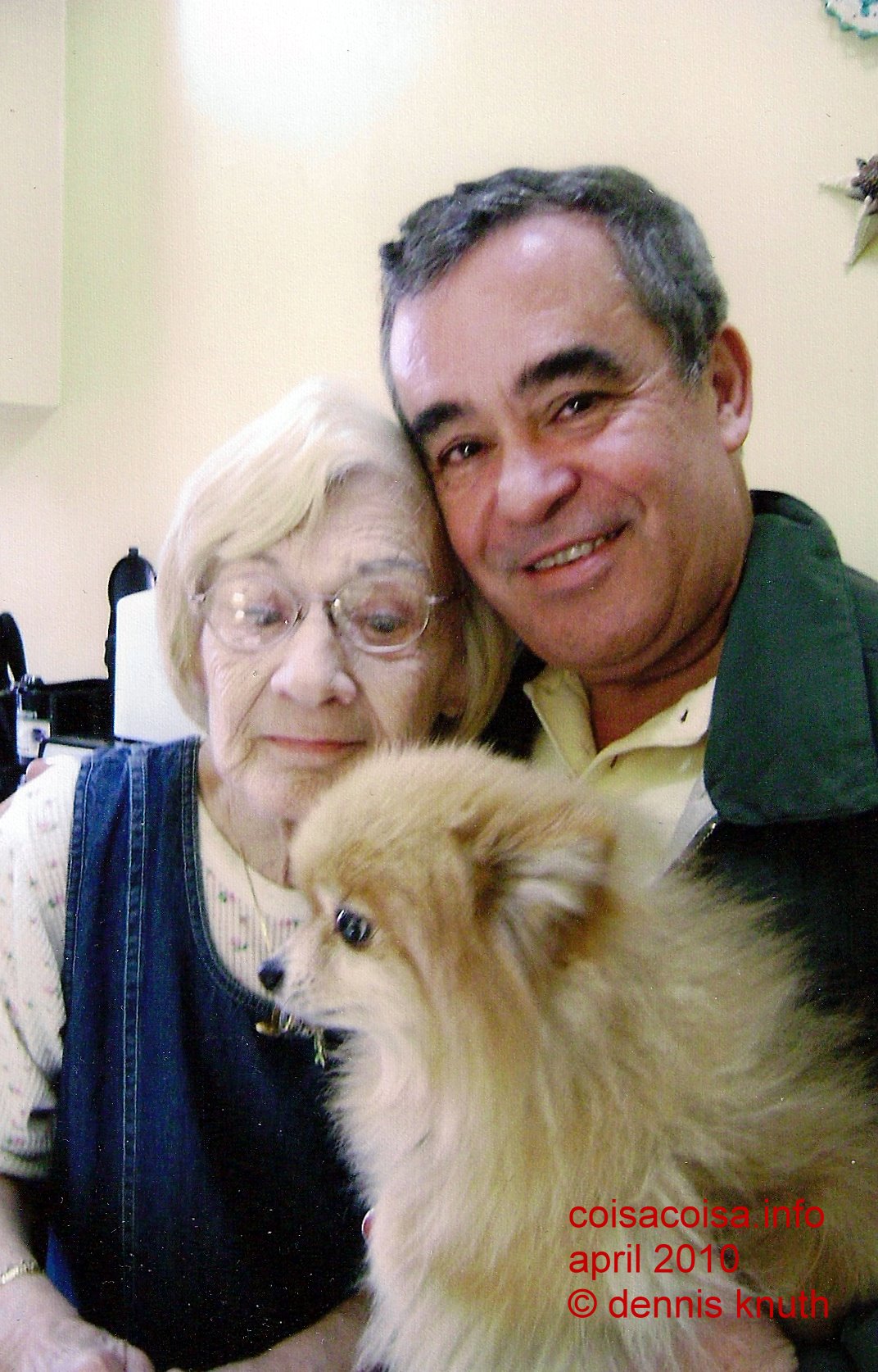 Olga Helton and Toby 2010 in the springtime