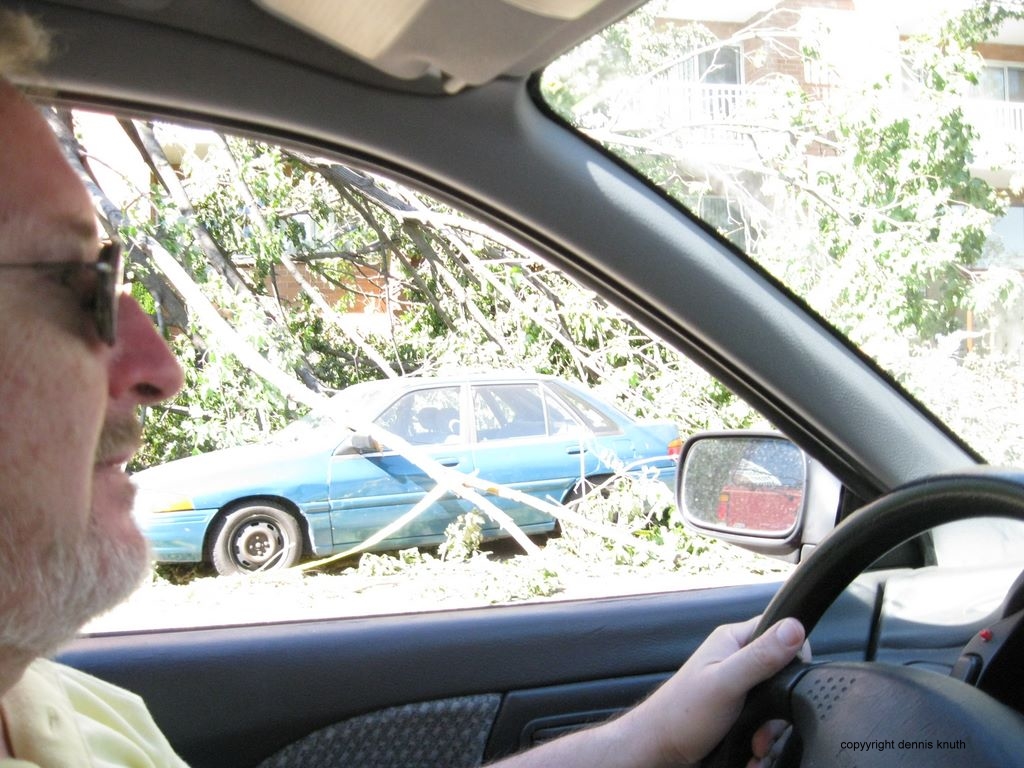 Queens Car get Crushed by a tornado