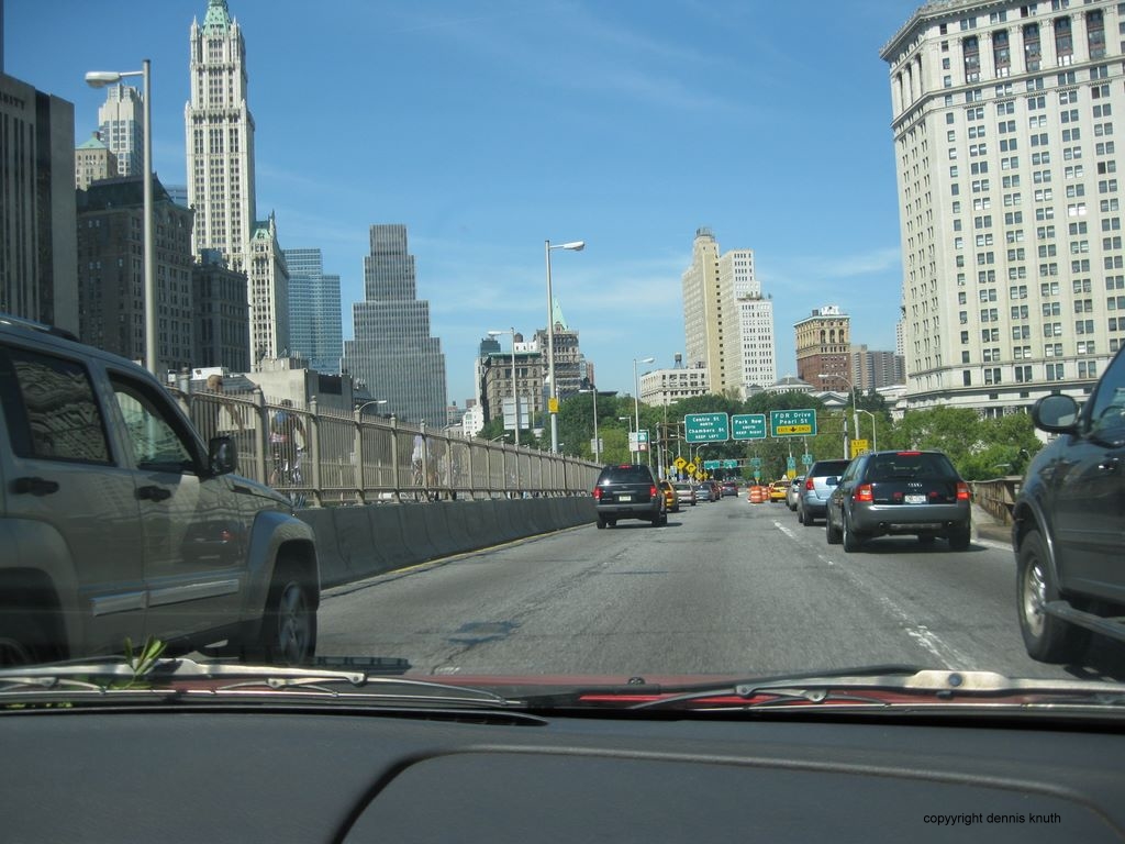 Entering Manhattan