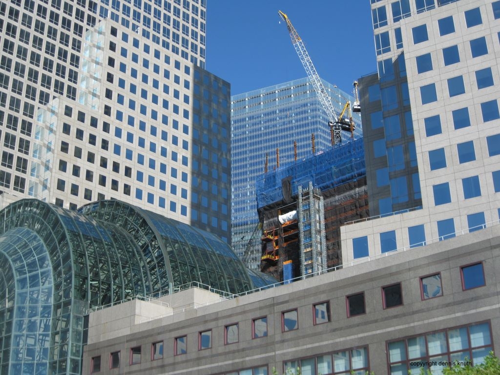 Construction over the Winter Garden