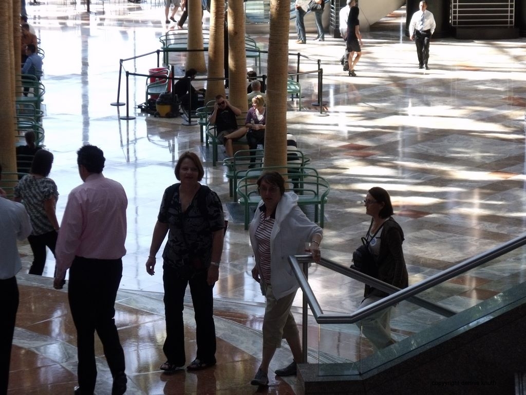 Sherri and Sally in the World Financial Center