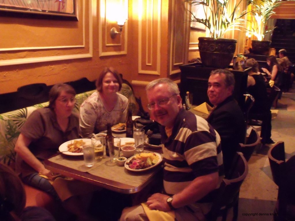 Helton, Dennis, Salley and Sherri at the Havana Garden