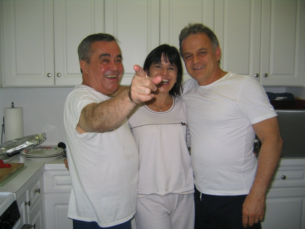 Three in the Kitchen Tarcisio Ines and Helton