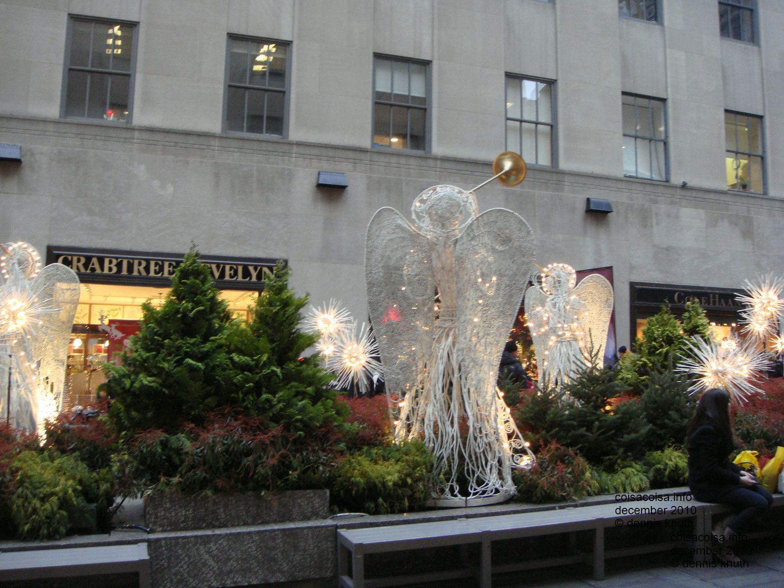 Angel in the Channel Garden of Rockeffer Center