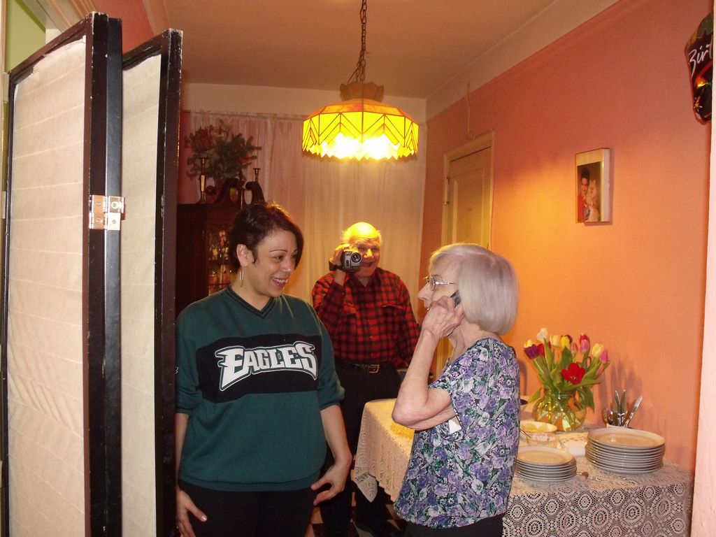 Orestus Filming Olga and Cindy