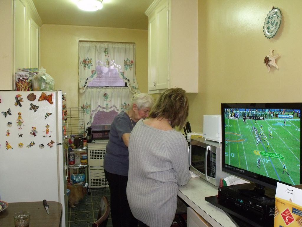 Stella and Christine in the Kitchen