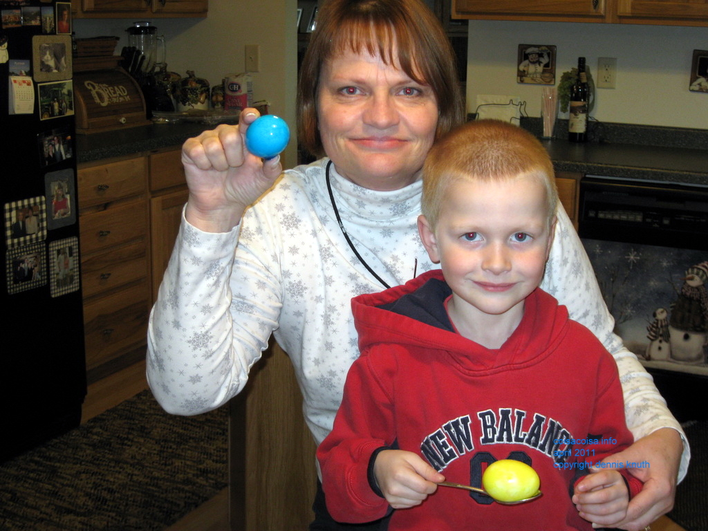 Blue egg by Sherri for Easter