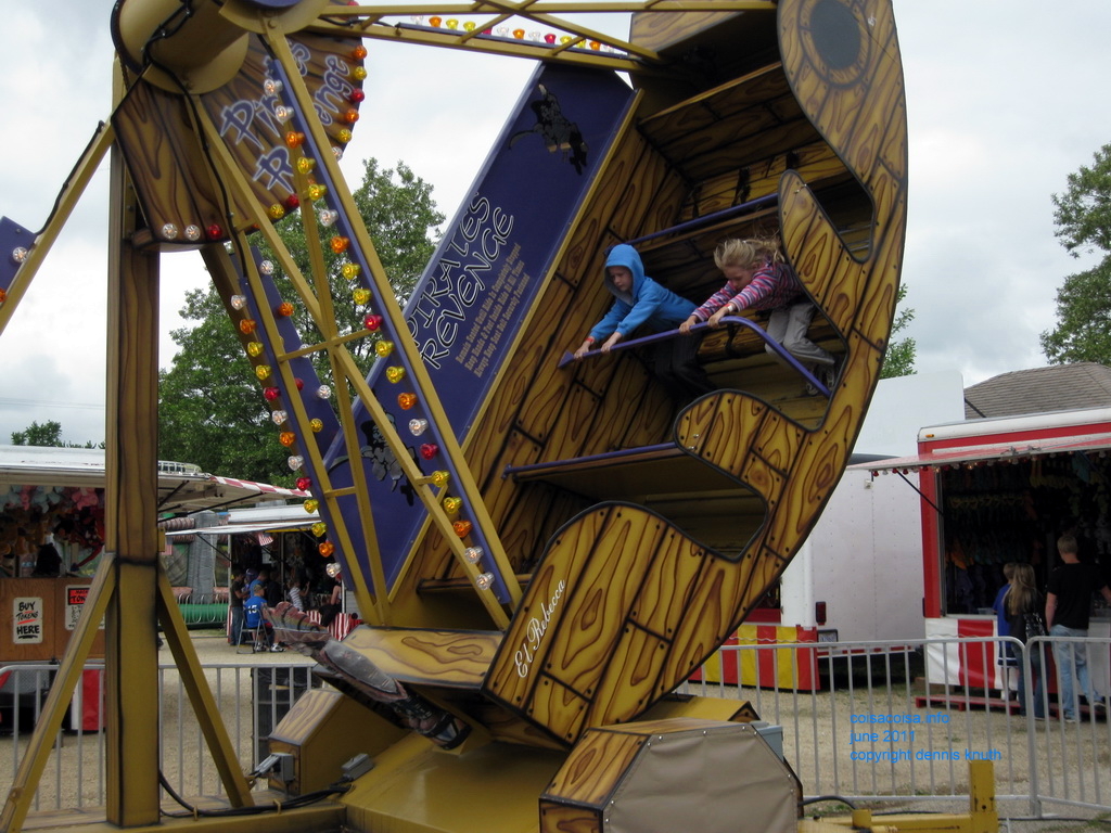 Jared hanging on for the ride