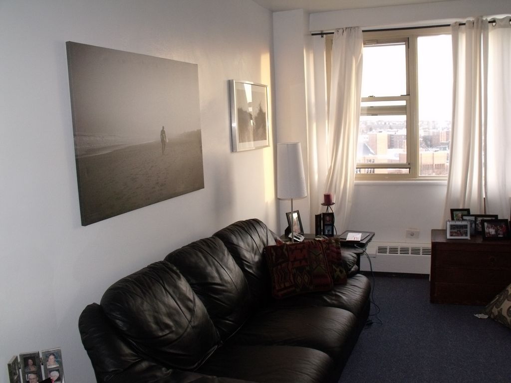 Another Elmhurst Living Room view after the fire