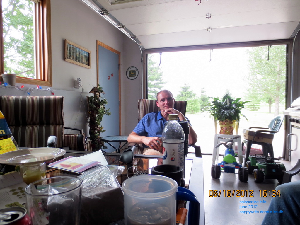 Justin with a Cuban Cigar in Wisconsin