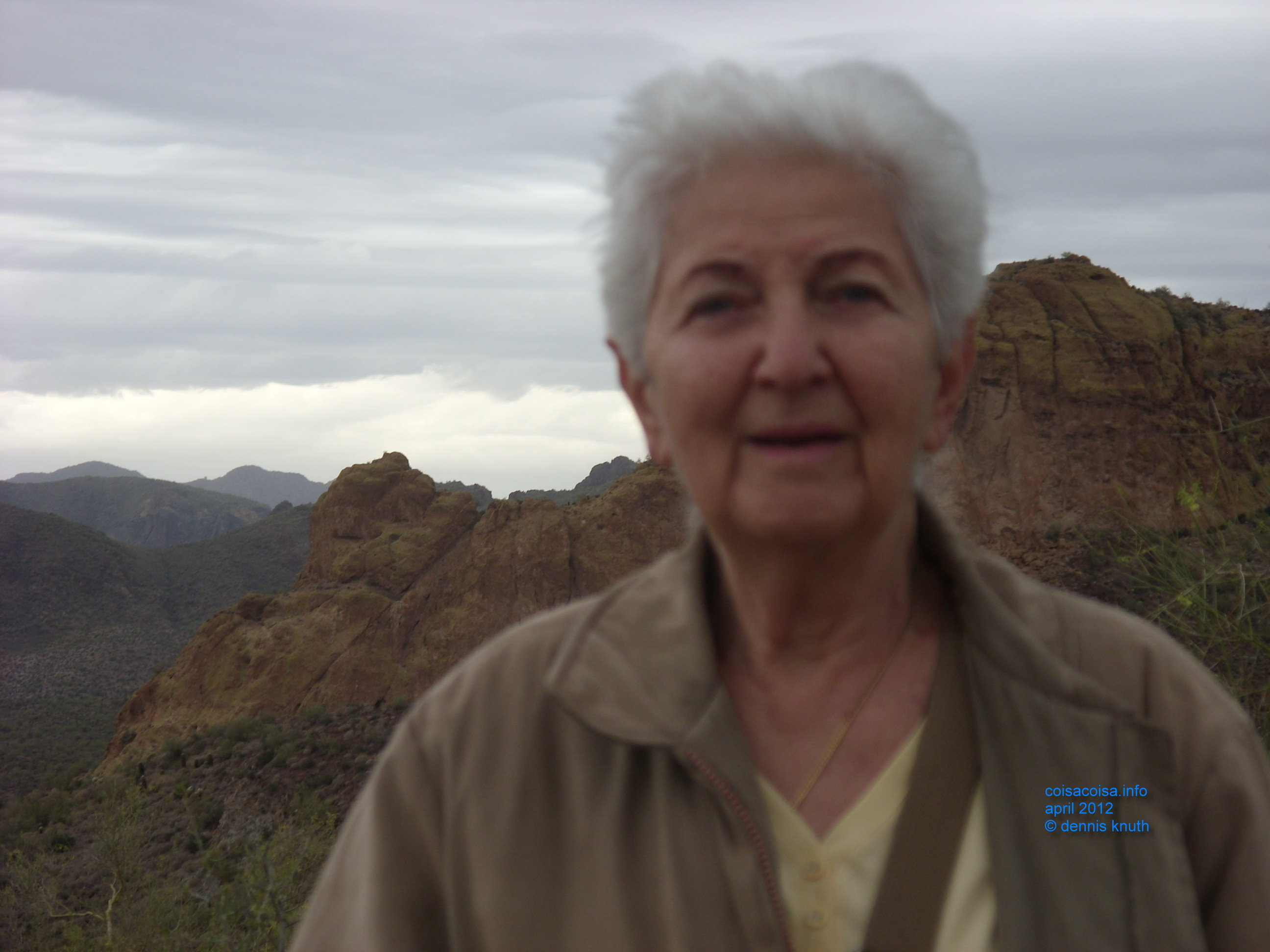 Stella Kakavelas on the Desert Mountains