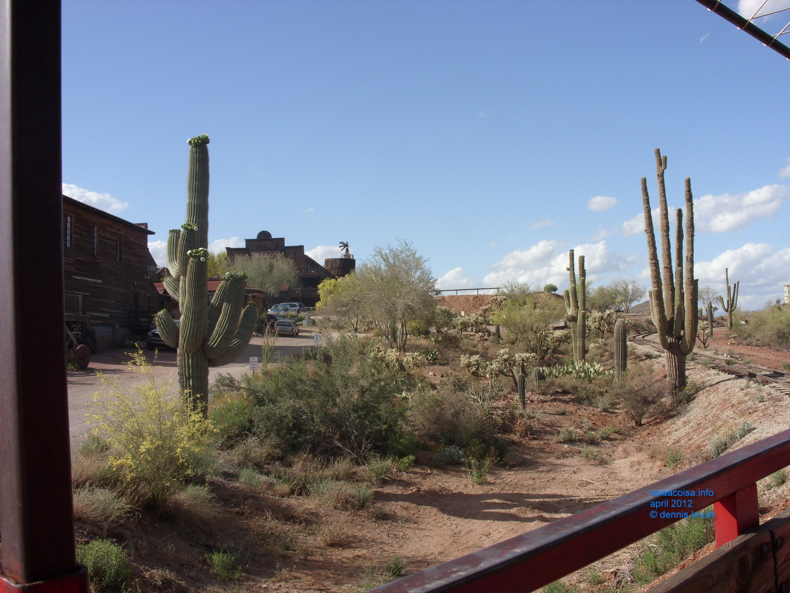 Water was gully in the ghost town of Goldfield