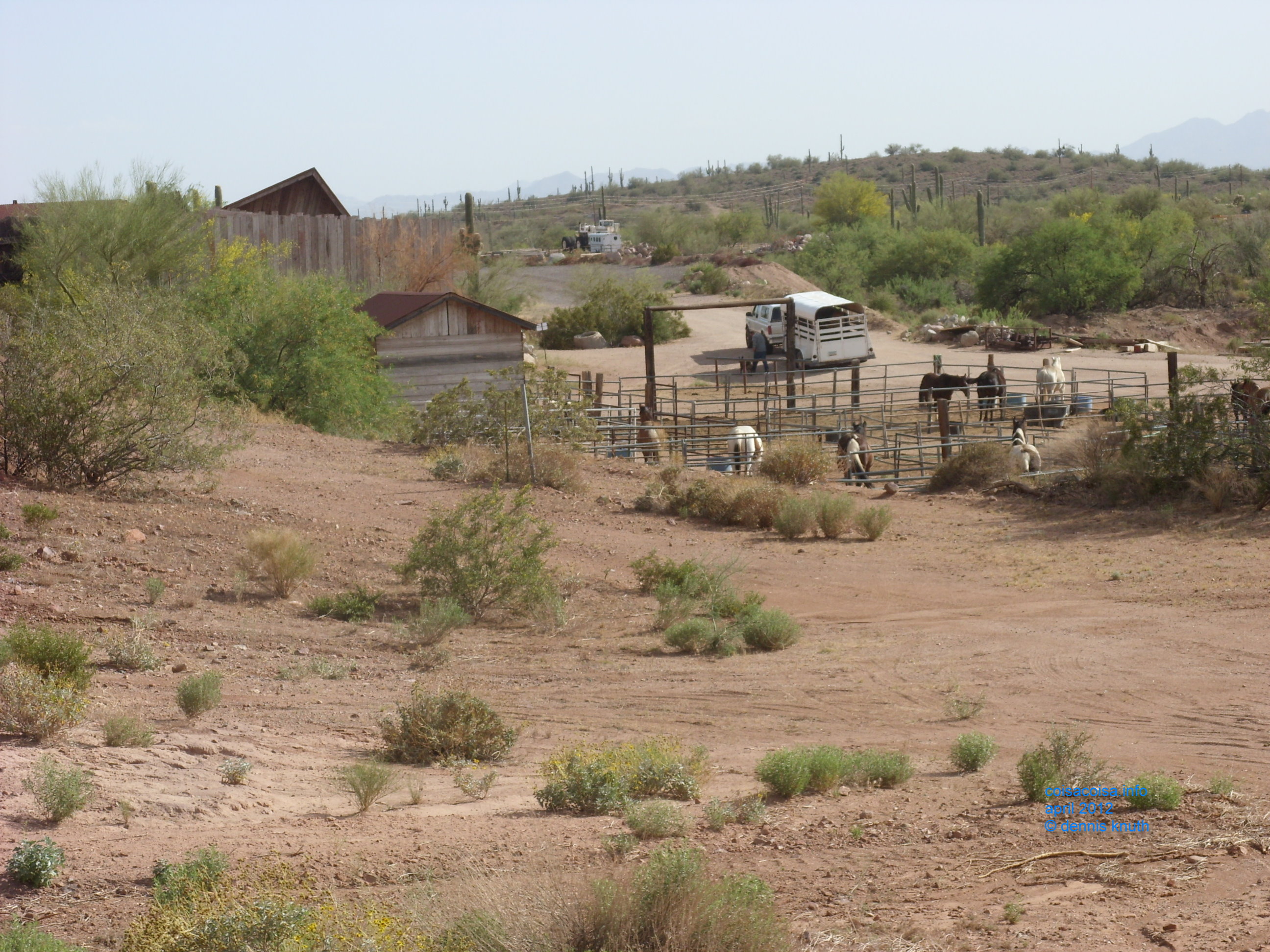 Horse coral on the Apache Trail Ghost Town