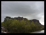 Superstition Mountain rain