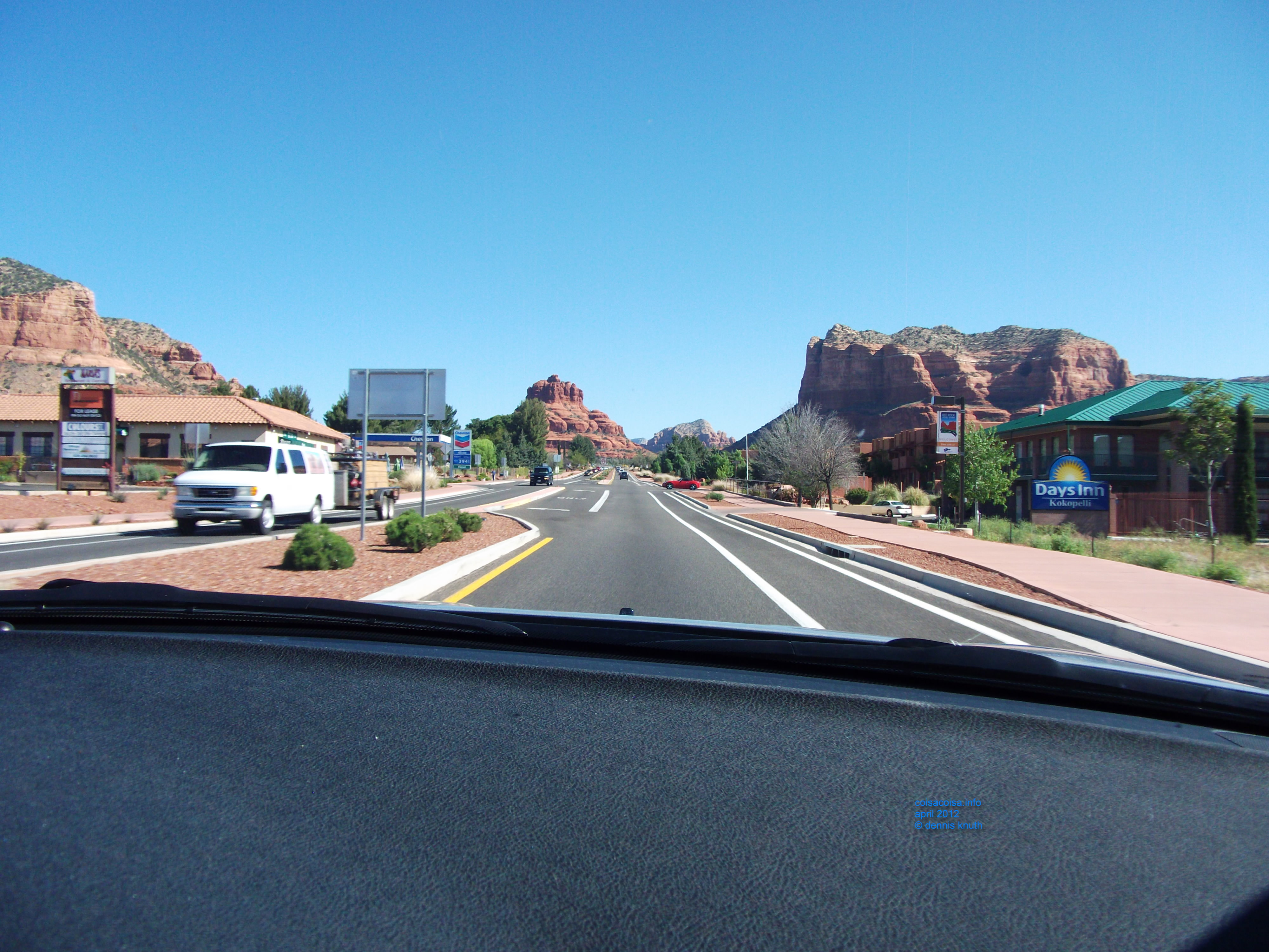 Bell Mountain at the end of the road