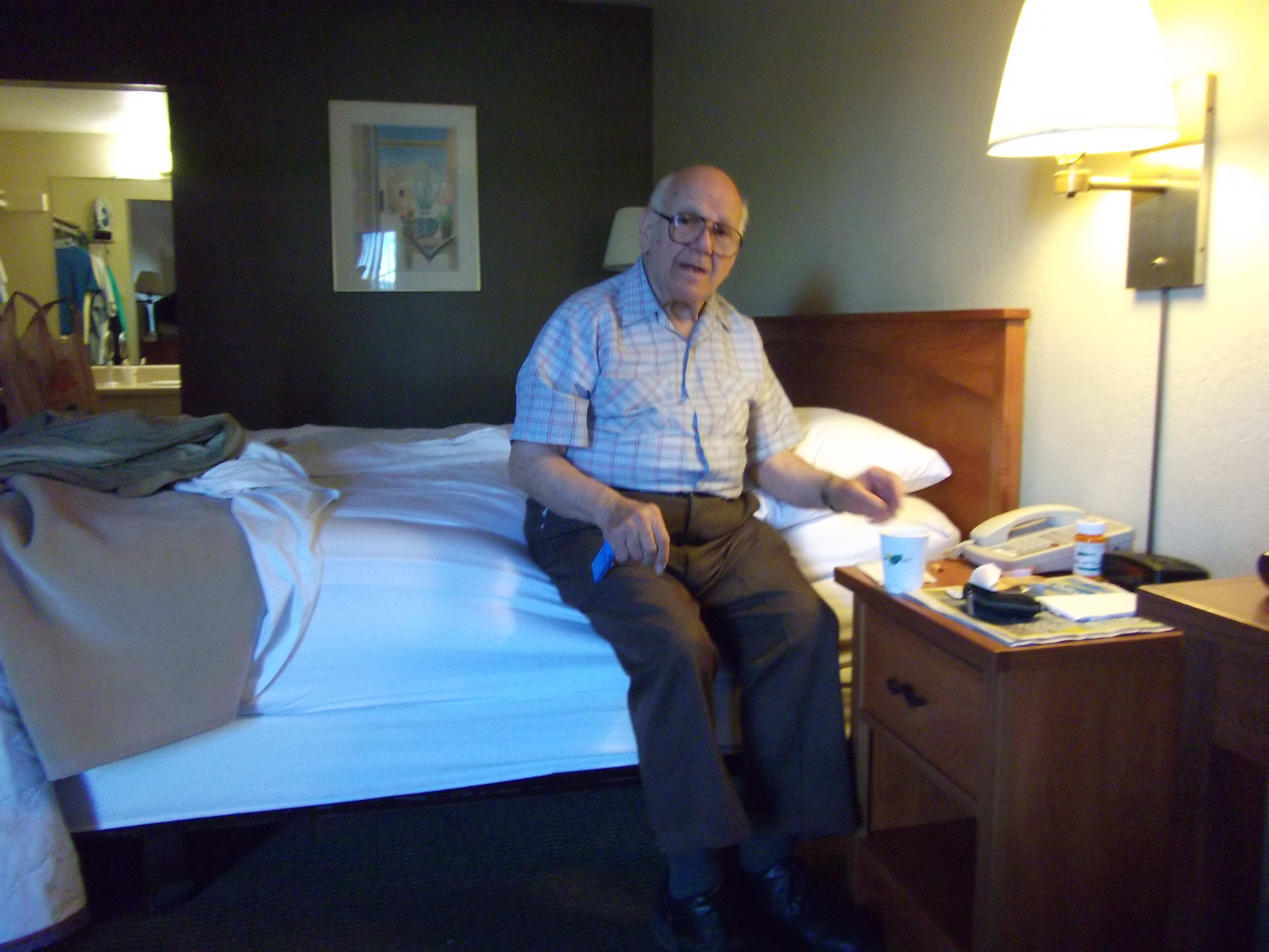 Orestus has a cup of tea