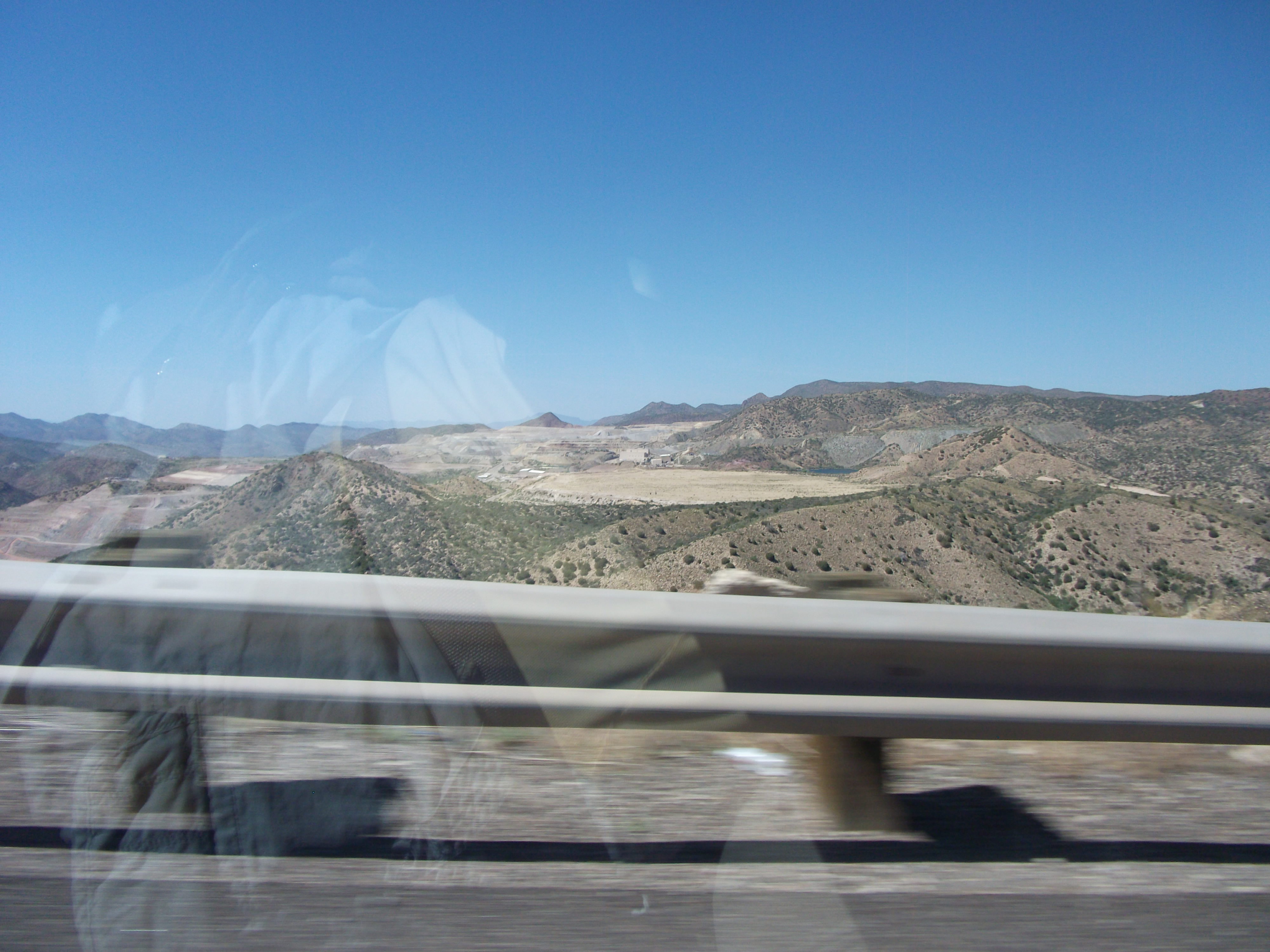 Strip mines in the hills around Globe / Miami