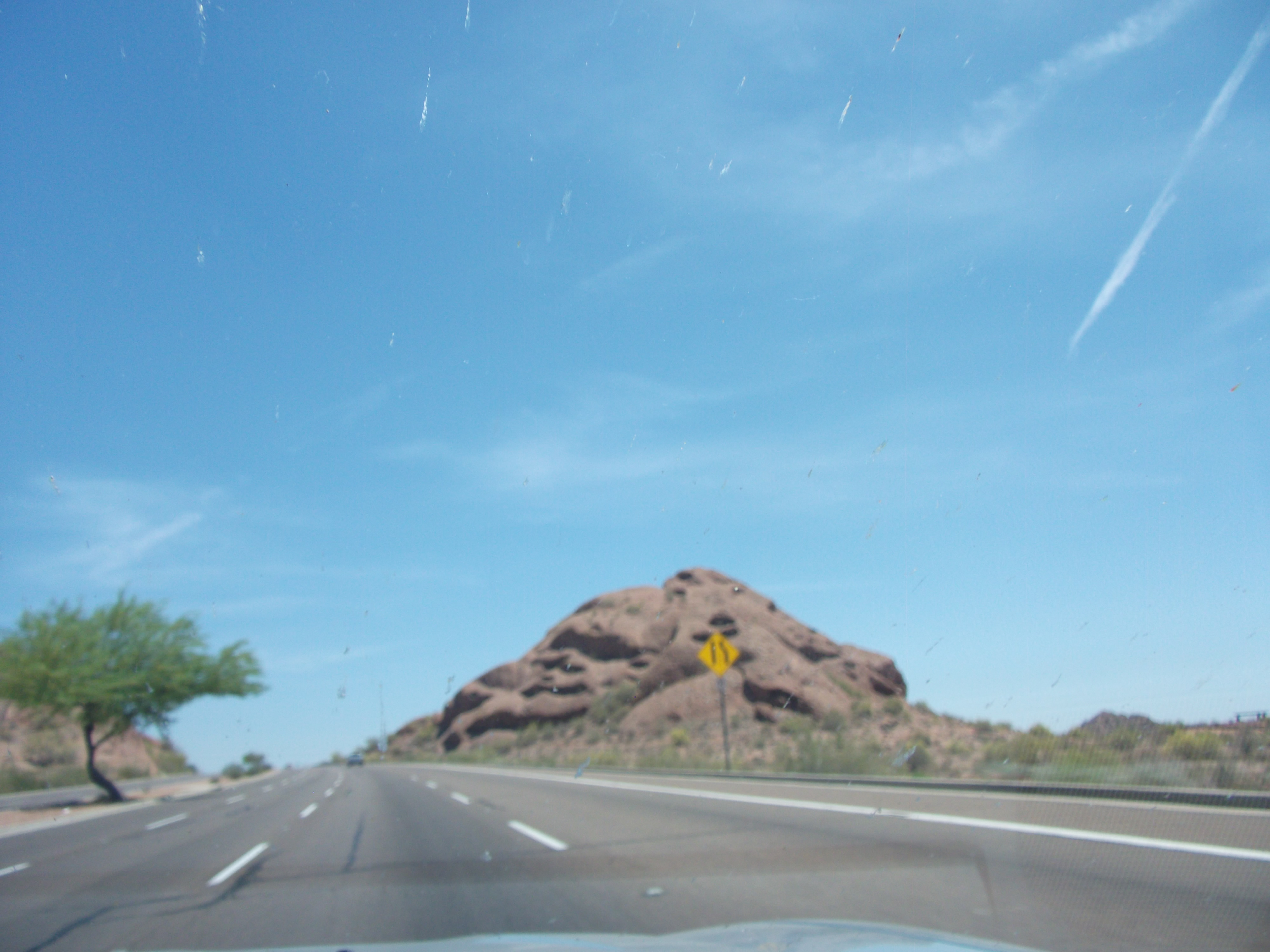 Approaching Papago Park