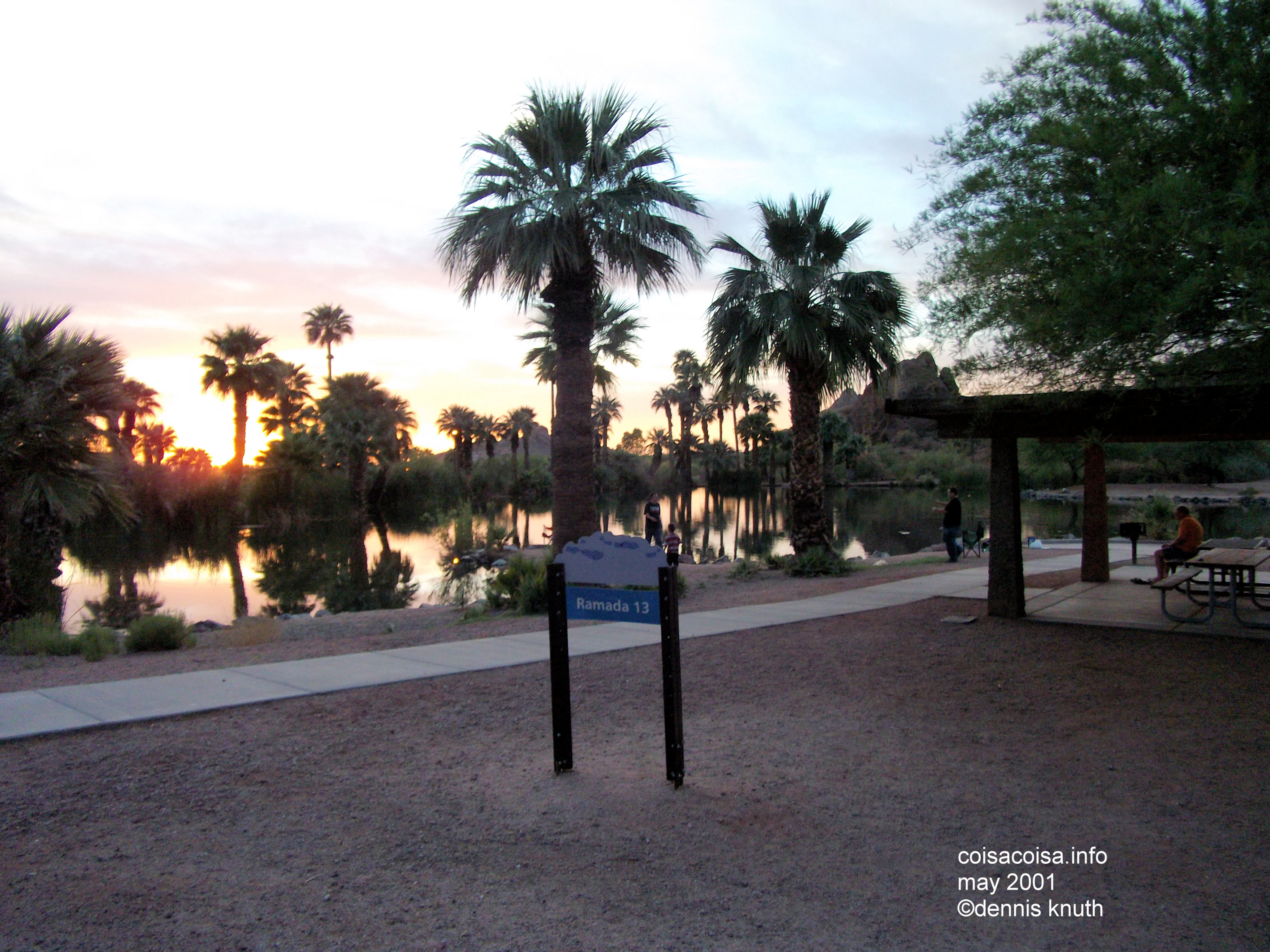 Sunset at Papago and our last sunset in Arizona