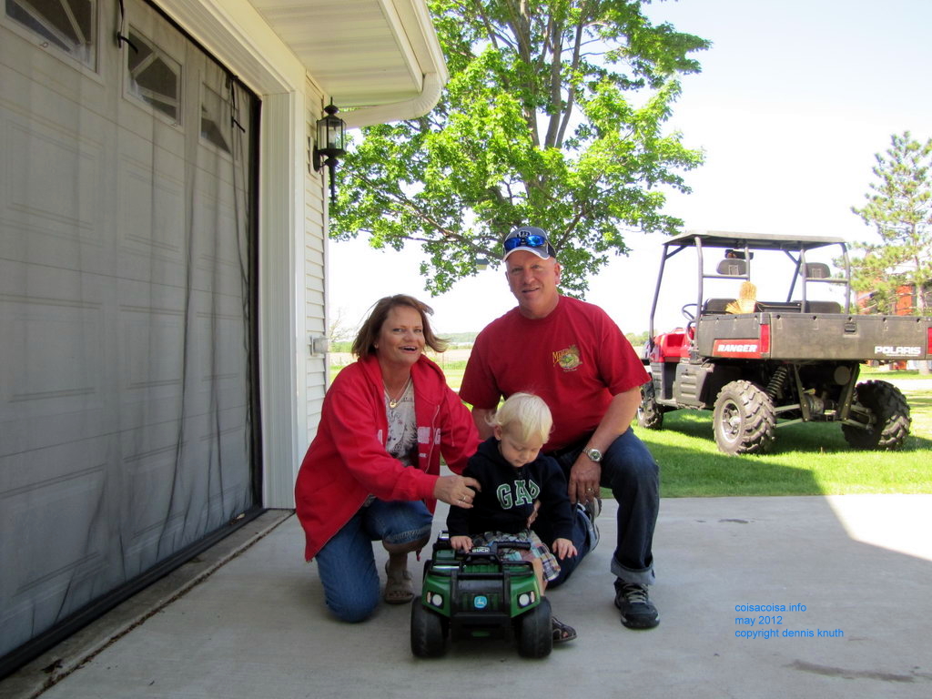 Grandma Sherri and Grandpa Gay with Colin