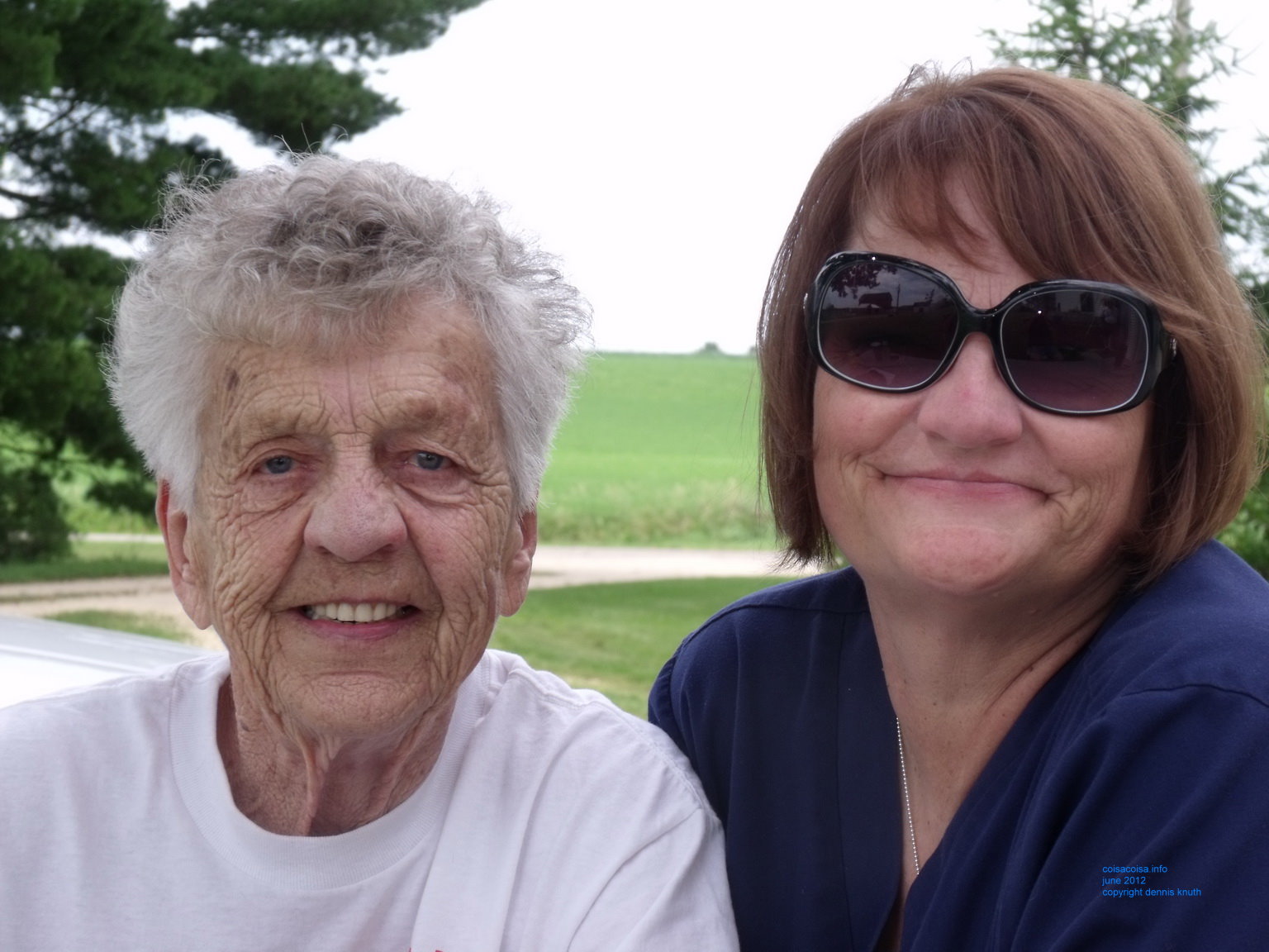 Emogene Grams Knuth and daughter Sherri